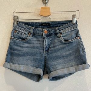 Medium Wash Jean Shorts